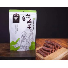 内蒙喀喇沁旗 蒙茵牧场风干牛肉干 218g*2袋